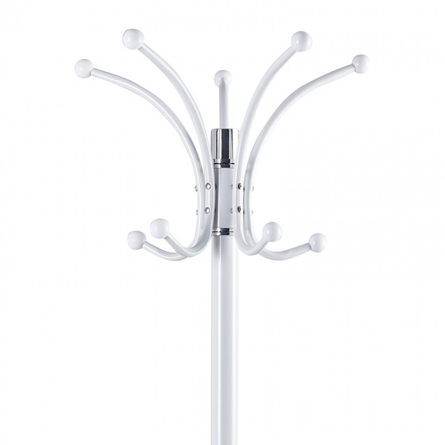 Καλόγερος ρούχων Colo μέταλλο λευκό Φ37x175εκ