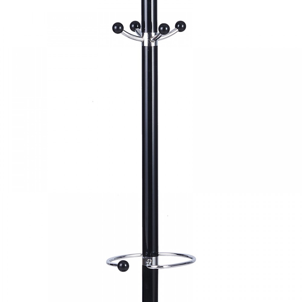 Καλόγερος ρούχων Colo μέταλλο μαύρο Φ37x175εκ