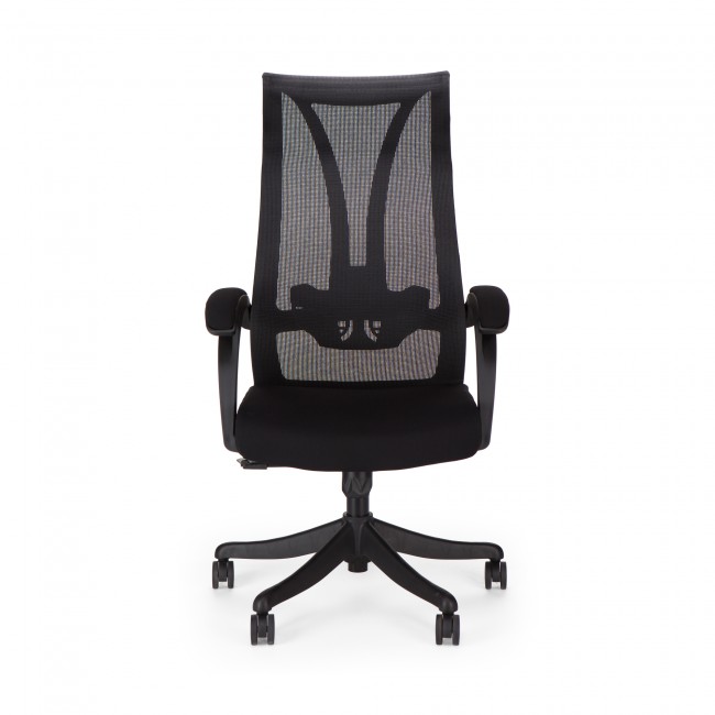 Καρέκλα γραφείου διευθυντή "MONE" ύφασμα mesh μαύρο 53x50x130