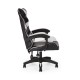 Καρέκλα γραφείου gaming William PU μαύρο-λευκό 60x59x108/118