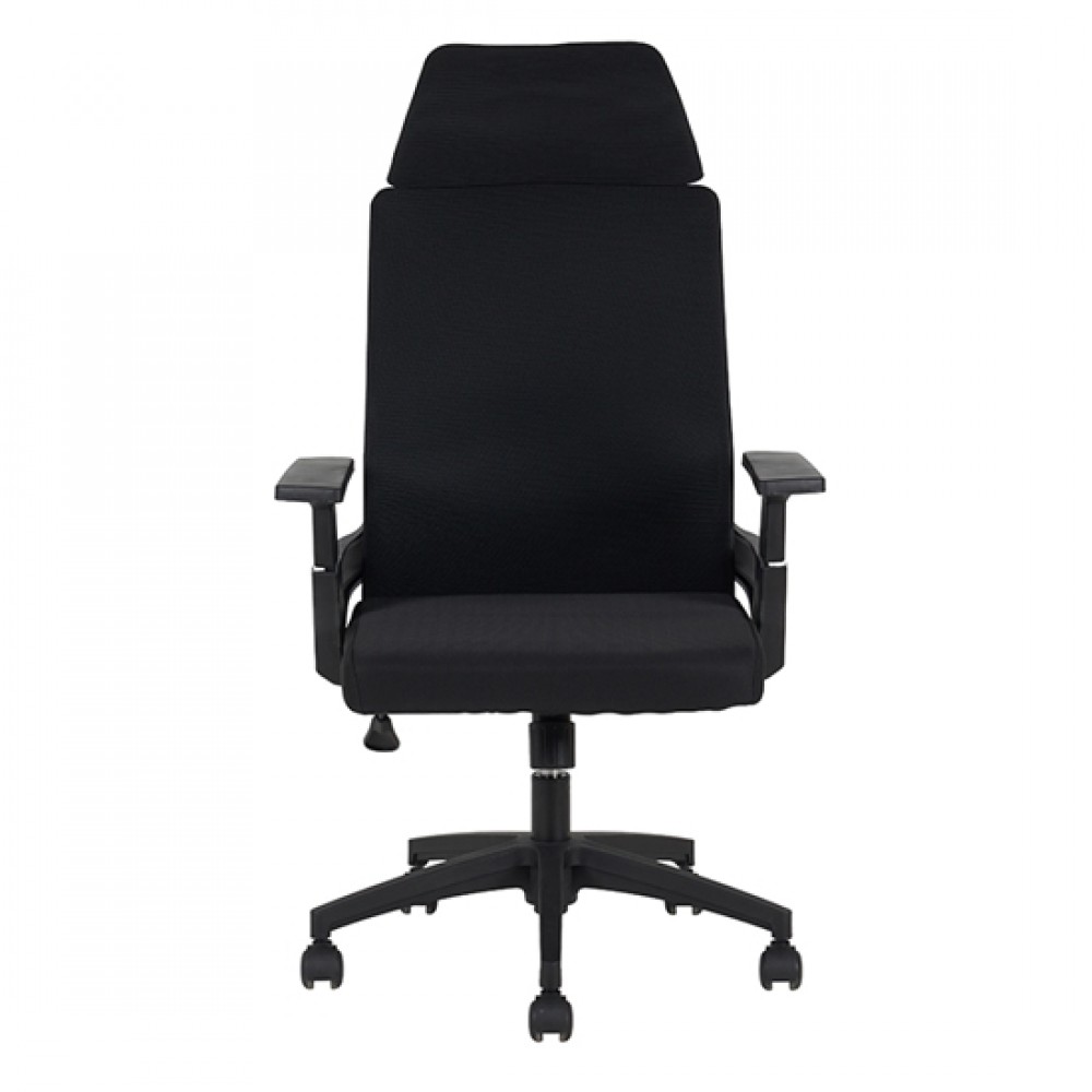 Καρέκλα γραφείου διευθυντή Endy ύφασμα mesh μαύρο 50x50x114/124