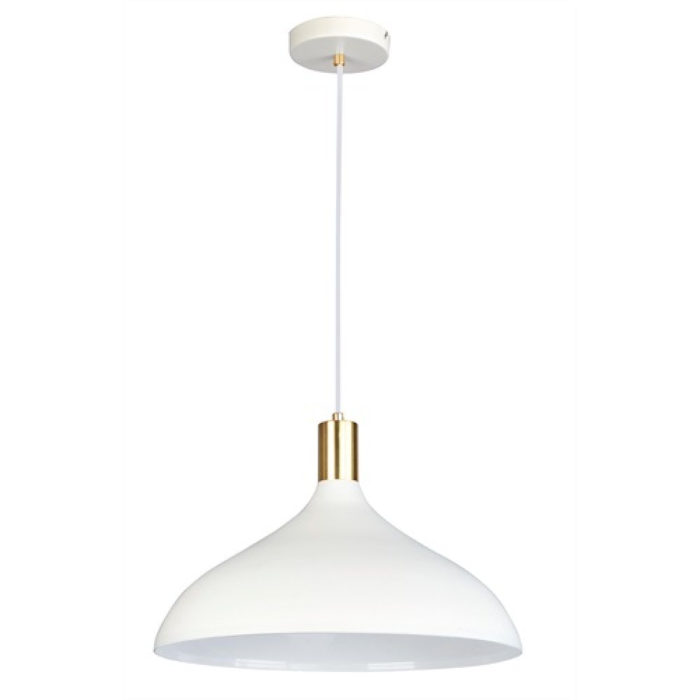 Φωτιστικό μονόφωτο "LAMAS" από μέταλλο σε χρώμα λευκό 27x120