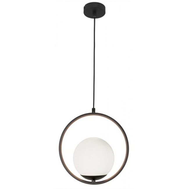 Φωτιστικό μονόφωτο "ANOUK" μεταλλικό σε χρώμα μαύρο 25x150