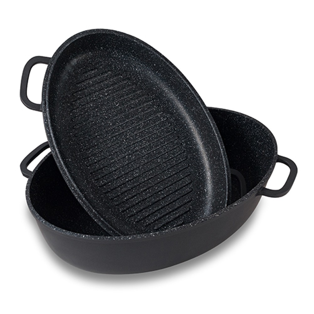 Πολυχρηστικό σκεύος μαγειρικής "FUNTZIO" με αντικολλητική επίστρωση stone 39,5cm