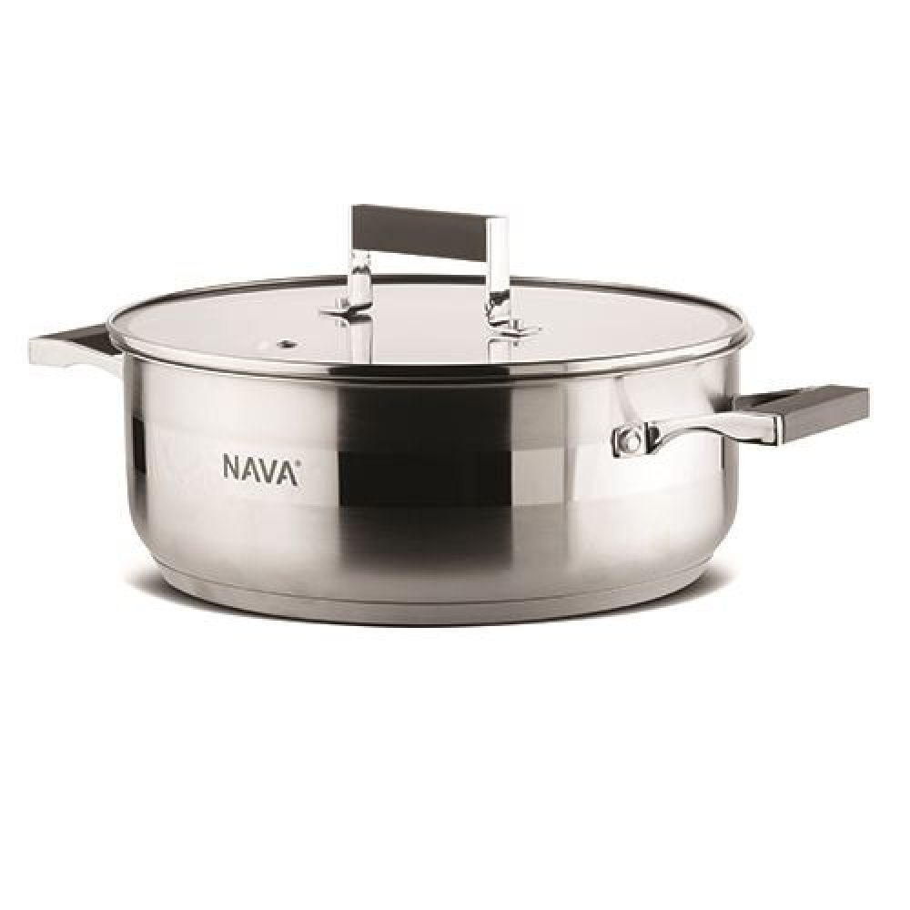Ανοξείδωτη ημίχυτρα "NAVA" 28cm Ανοξείδωτη ημίχυτρα "NAVA" 28cm