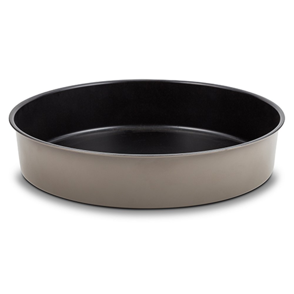 Αντικολλητικό "NAVA" στρογγυλό ατσάλινο ταψί 0.5mm Υ7x36cm