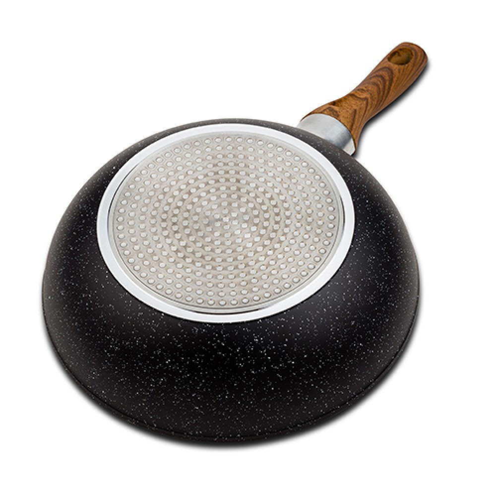 Γουόκ "NATURE" από αλουμίνιο με αντικολλητική επίστρωση 28cm