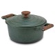 Κατσαρόλα "ΩMEGA" με καπάκι και αντικολλητική επίστρωση stone 28cm