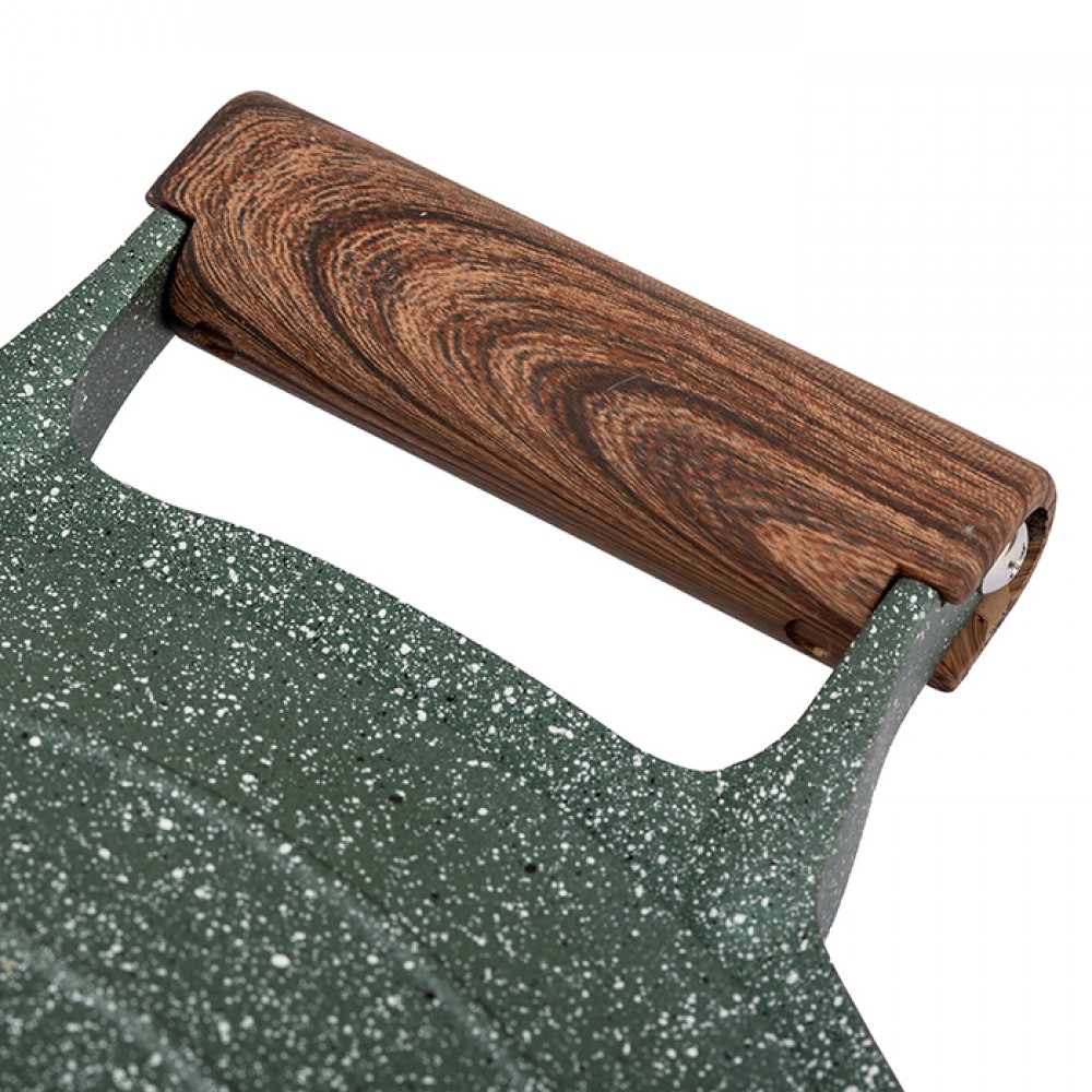 Κατσαρόλα "ΩMEGA" με καπάκι και αντικολλητική επίστρωση stone 28cm