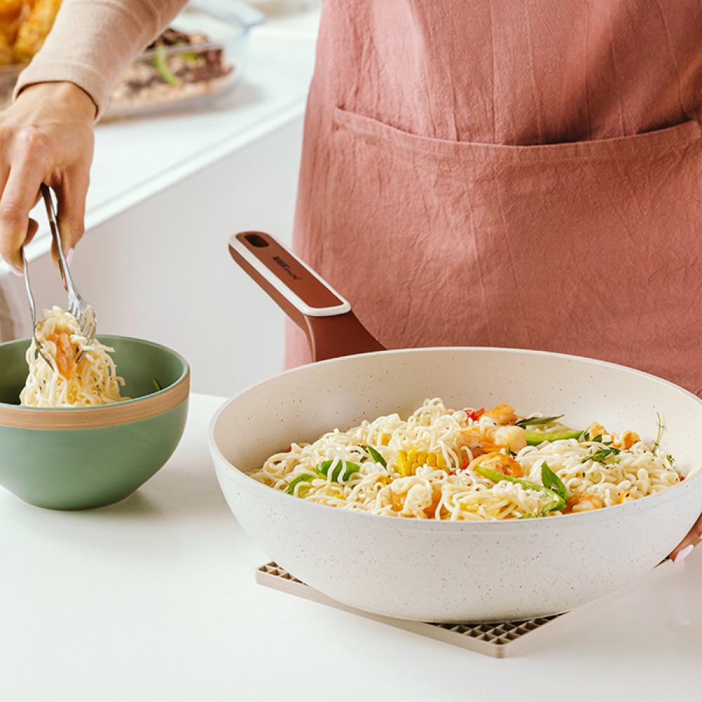 Γουόκ "TERRESTRIAL" με αντικολλητική επίστρωση granite 28cm