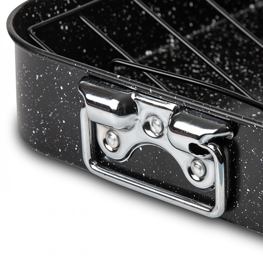 Ορθογώνιο ταψί "NATURE" με σχάρα και αντικολλητική επίστρωση stone 42cm