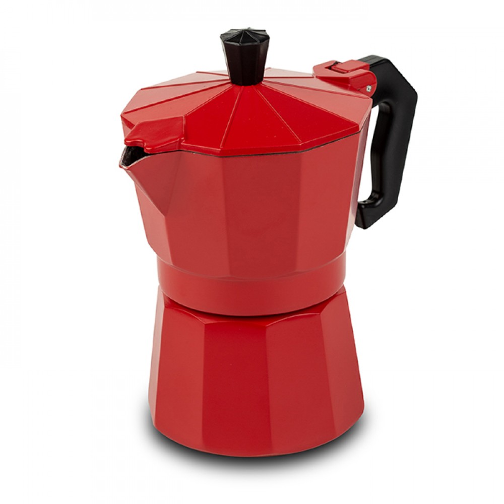 Μπρίκι espresso "TAURUS" σε κόκκινο χρώμα 150ml