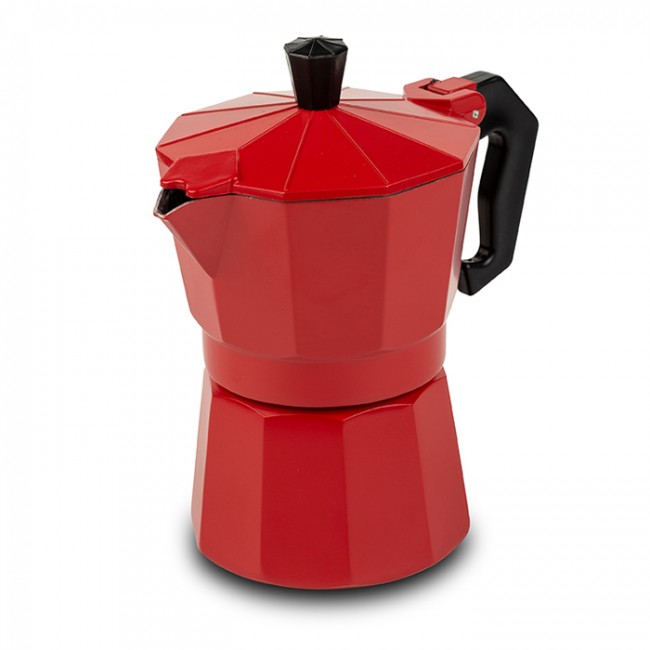 Μπρίκι espresso "TAURUS" σε κόκκινο χρώμα 150ml