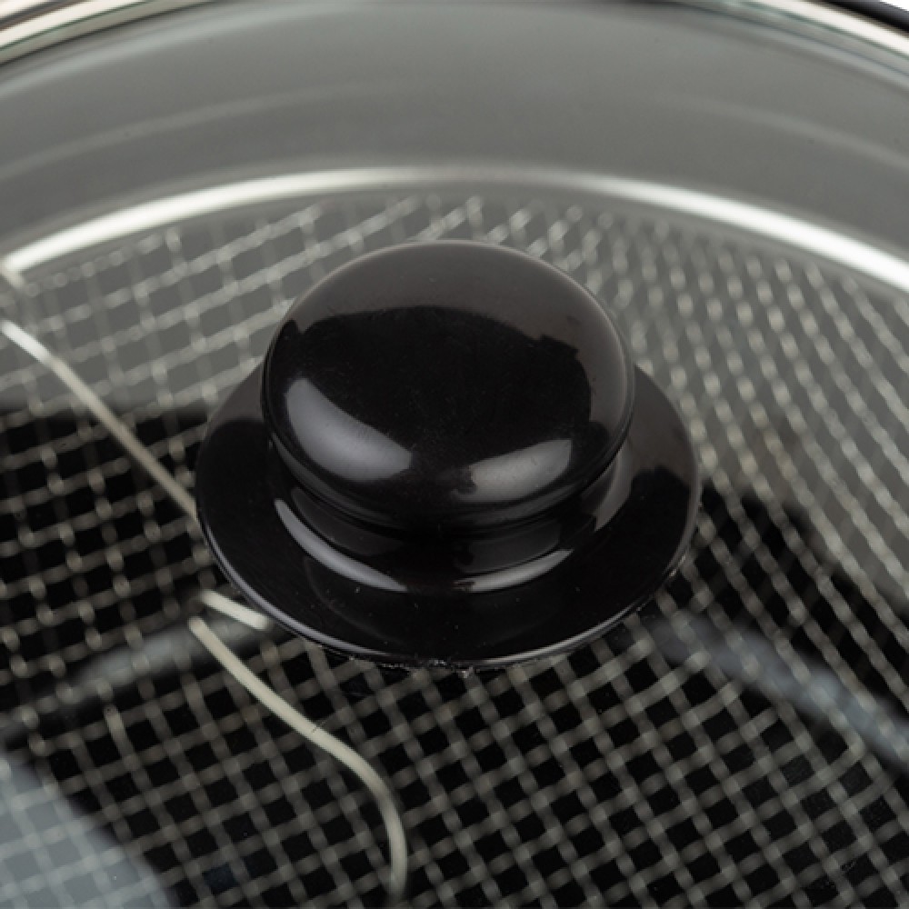 Φριτέζα με εμαγιέ επίστρωση και ανοξείδωτο καλάθι 24cm