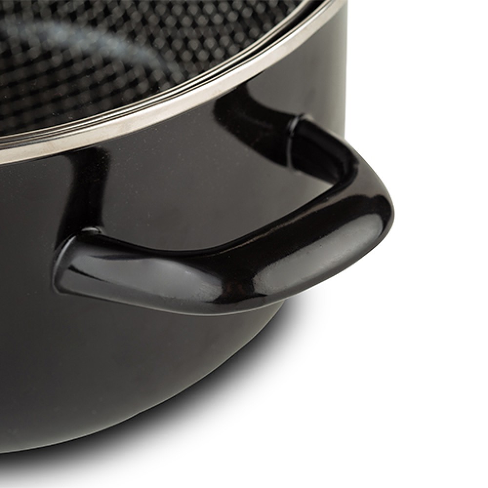 Φριτέζα με εμαγιέ επίστρωση και ανοξείδωτο καλάθι 24cm