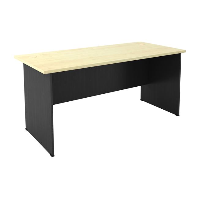 Γραφείο σε χρώμα γκρι σκούρο-φυσικό/οξιά 150x70x74