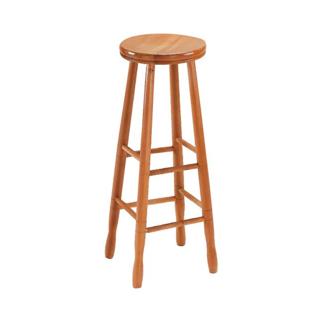 Σκαμπώ μπαρ "ΟΞΙΑ" σε φυσικό χρώμα 31x31x80