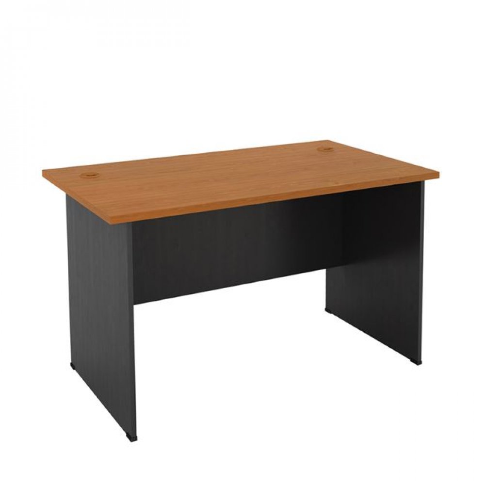 Γραφείο σε χρώμα σκούρο γκρι-κερασί 120x70x74