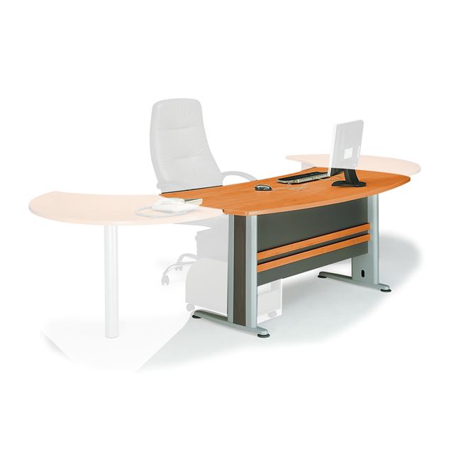 Γραφείο "EXECUTIVE" σε χρώμα κερασί 180x80x75