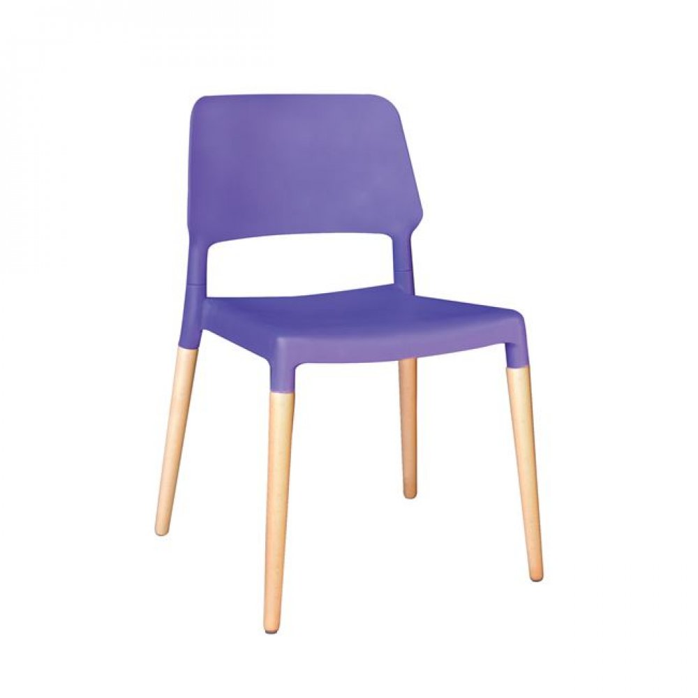 Καρέκλα "URBAN" πολυπροπυλενίου χρώματος μωβ 52x54x79