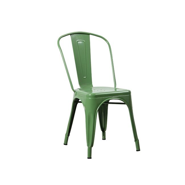 Καρέκλα "RELIX" μεταλλική σε χρώμα πράσινο 45x51x85