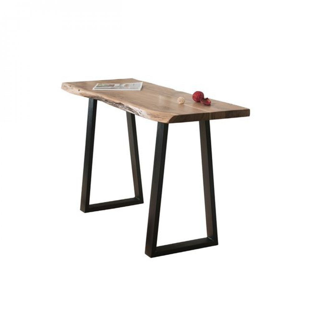 Κονσόλα "LIZARD" από ακακία-φυσικό μεταλλικό-μαύρο 130x45x76