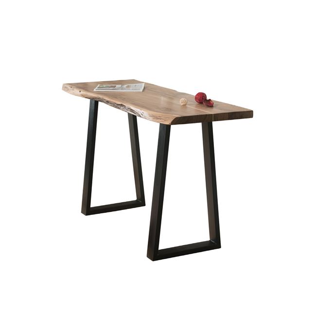 Κονσόλα "LIZARD" από ακακία-φυσικό μεταλλικό-μαύρο 130x45x76