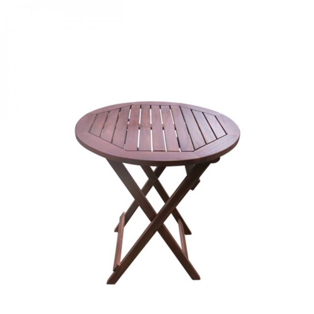 Τραπέζι "EASY" πτυσσόμενο σε χρώμα καρυδί 60x70