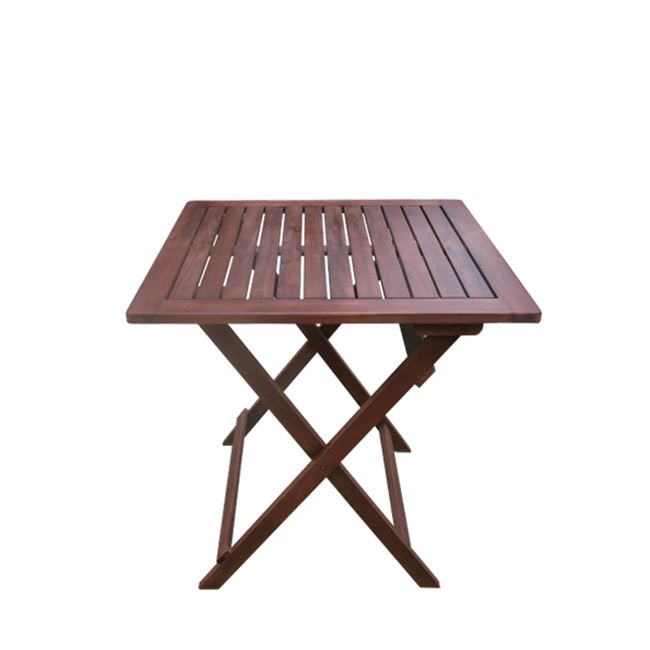 Τραπέζι "EASY" πτυσσόμενο σε χρώμα καρυδί 70x70x70