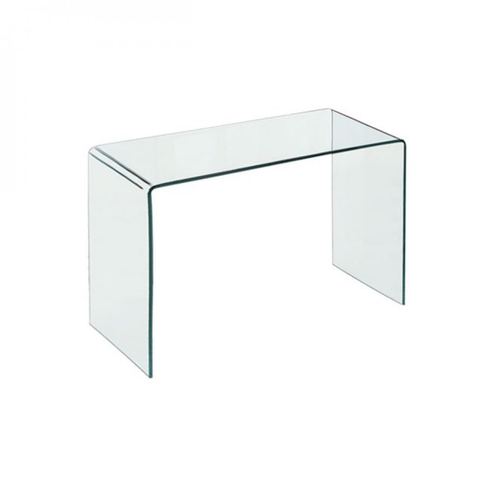 Τραπέζι "GLASSER" γυάλινο διάφανο 120x60x75