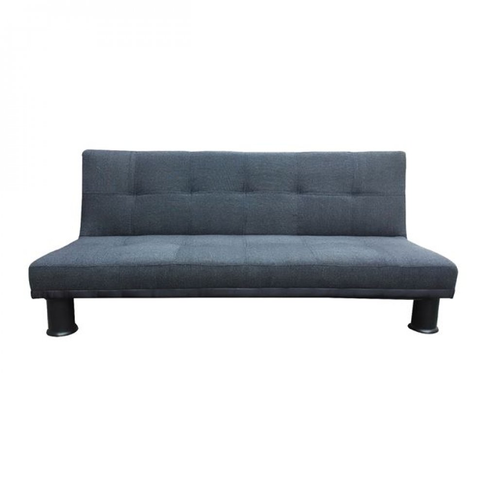 Καναπές-κρεβάτι "RONALD" τριθέσιος υφασμάτινος σε χρώμα ανθρακί 190x89x82