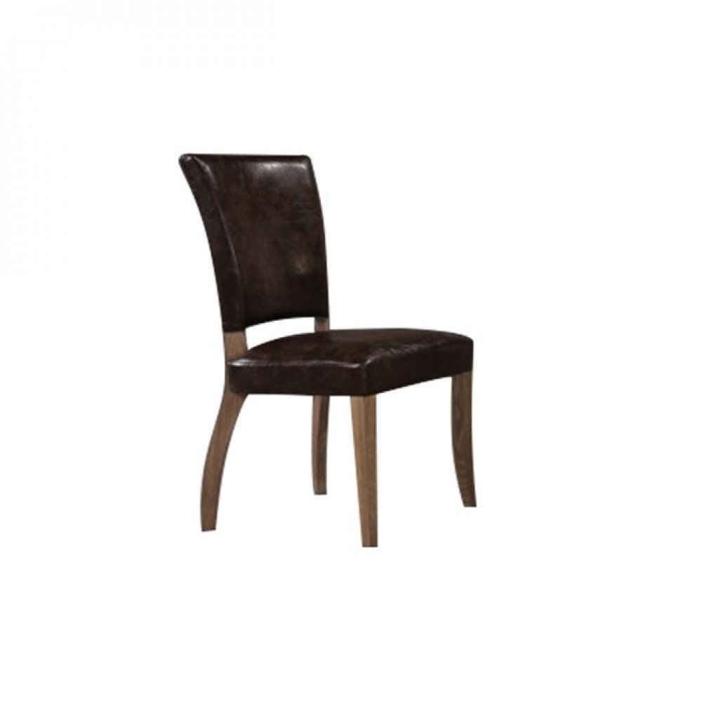 Καρέκλα "PRINCE" pu σε χρώμα αντικέ καφέ 47x61x95