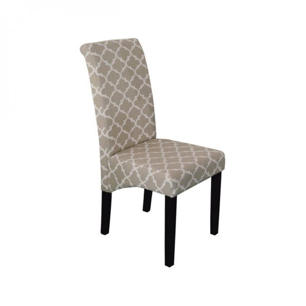 Καρέκλα "MALEVA-H" υφασμάτινη σε deco μπεζ χρώμα 46x61x100