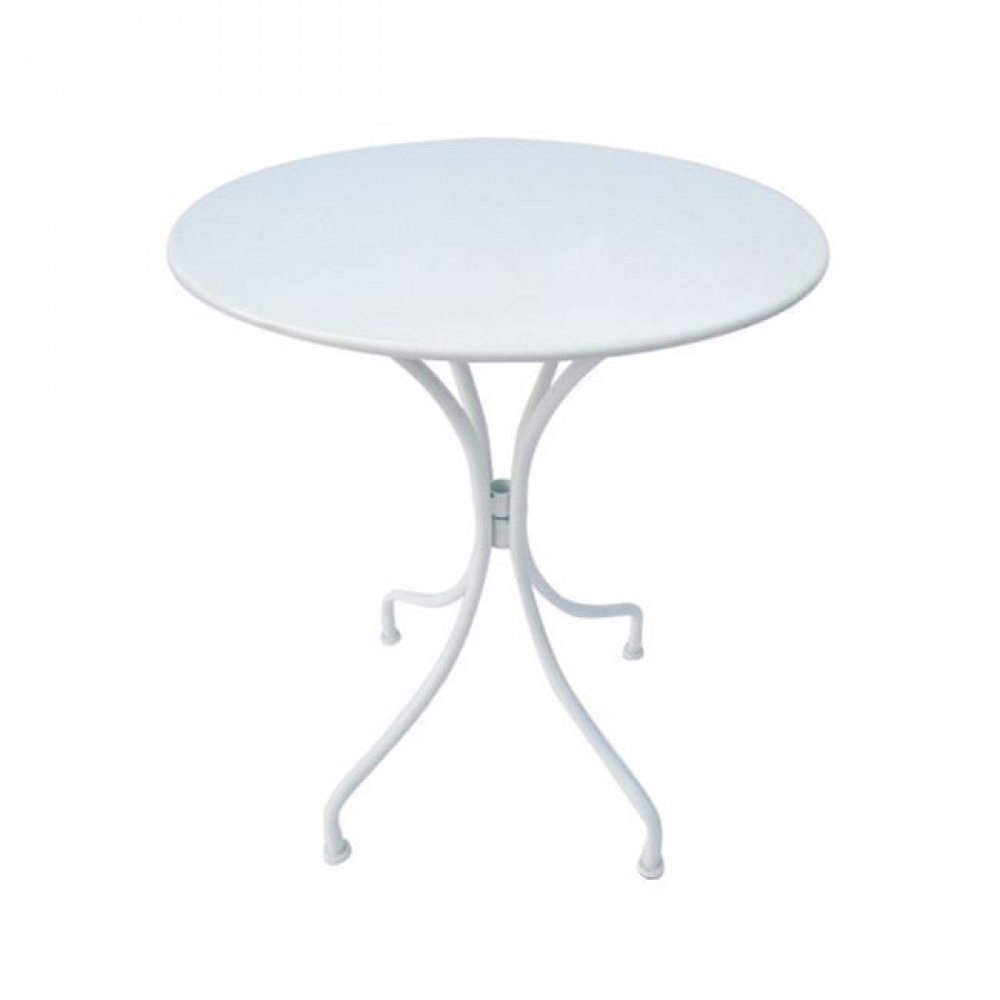 Τραπέζι "PARK" μεταλλικό σε χρώμα λευκό 60x70