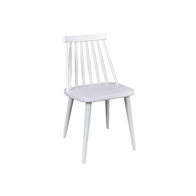 Καρέκλα "LAVIDA" μεταλλικη-pp σε λευκό χρώμα 43x48x77