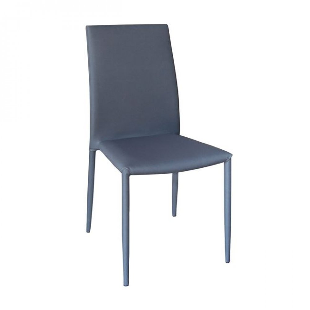 Καρέκλα "REGINA" υφασμάτινη (αδιάβροχη) σε χρώμα γκρι 41x51x91