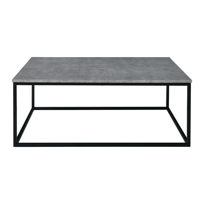 Τραπεζάκι σαλονιού "APEX" μεταλλική βαφή σημύδας και γυαλί 110x60x45