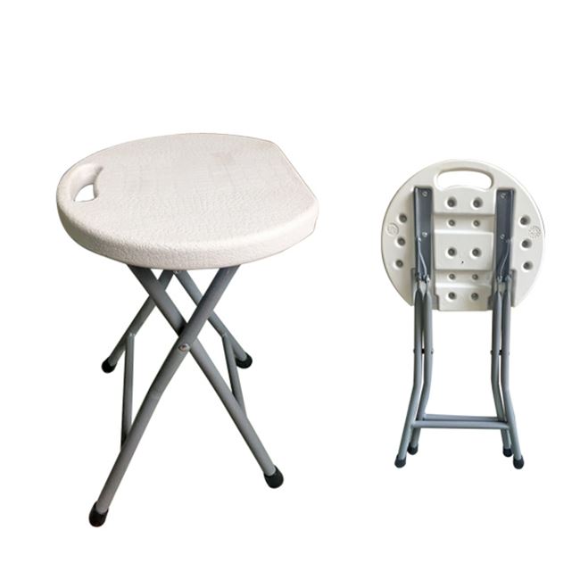 Σκαμπώ "BLOW" πτυσσόμενο σε λευκό χρώμα 33x30x45