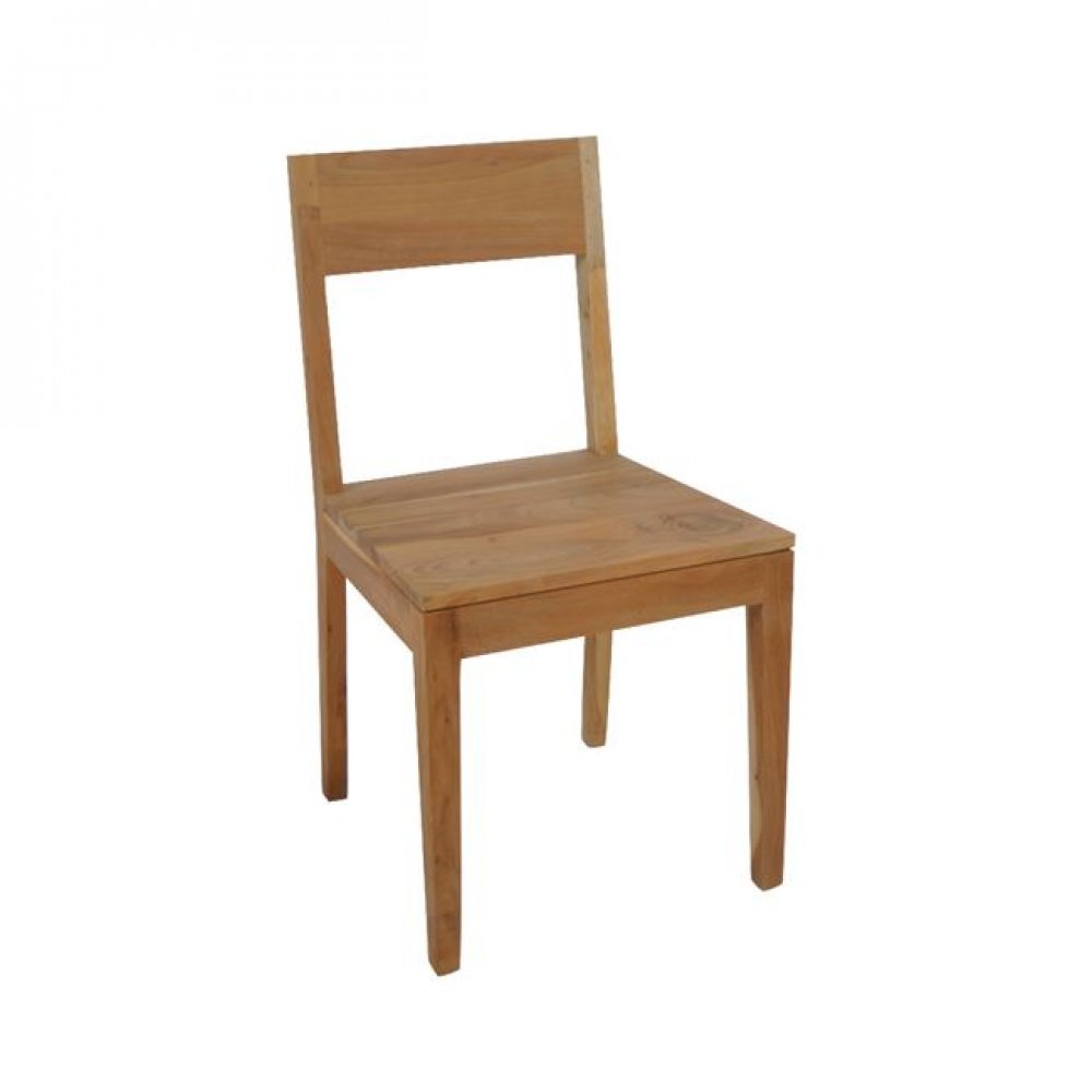 Καρέκλα "VIHAR" ξύλινη-ακακία σε φυσικό χρώμα 45x44x86