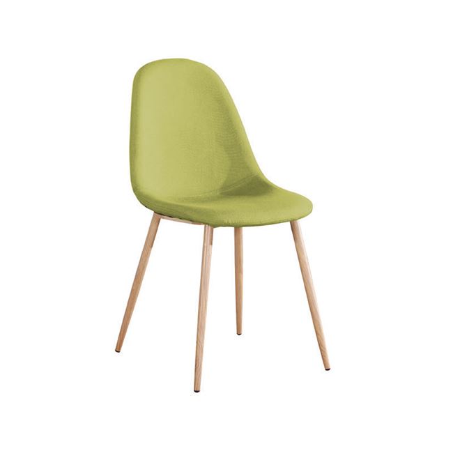 Καρέκλα "CELINA " μεταλλική-υφασμάτινη σε χρώμα πράσινο 45x54x85