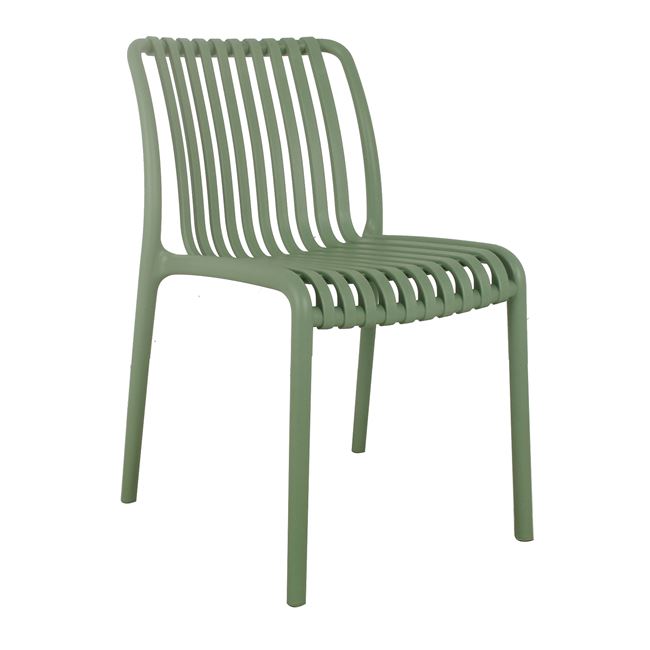 Καρέκλα "MODA" από PP σε πράσινο χρώμα 48x57x80