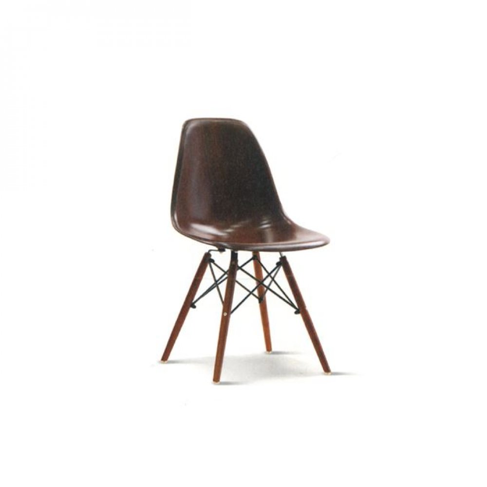 Καρέκλα "ART Wood" ξύλινη-abs χρώματος καρυδί 46x53x82