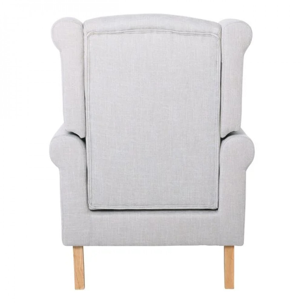 Πολυθρόνα "ROSY" από ύφασμα σε χρώμα εκρού 76x80x103