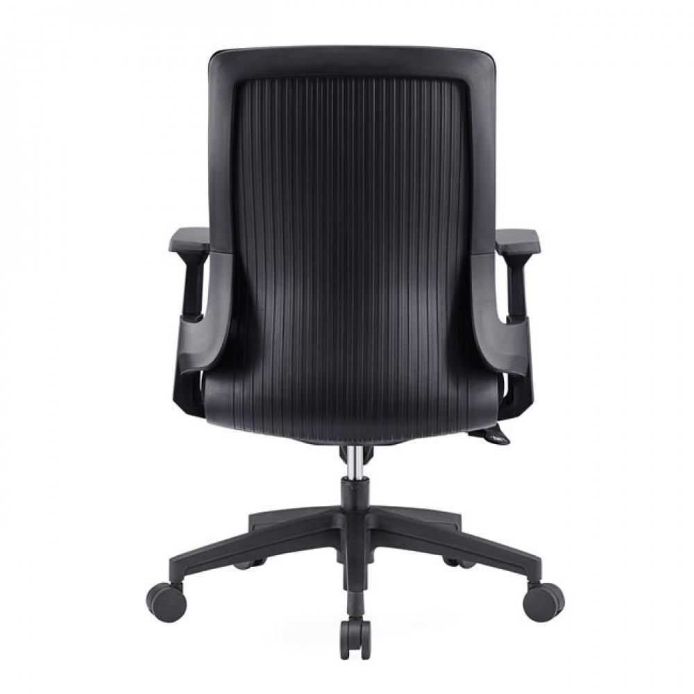 Πολυθρόνα γραφείου "BF8950" από ύφασμα mesh σε μαύρο χρώμα 64x64x98