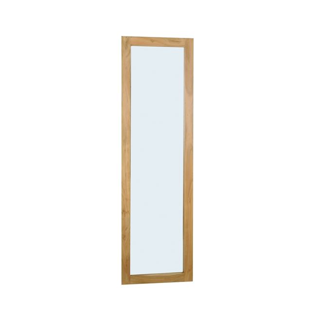 Καθρέπτης "REFLEX" από ακακία σε φυσικό χρώμα 50x2,50x170