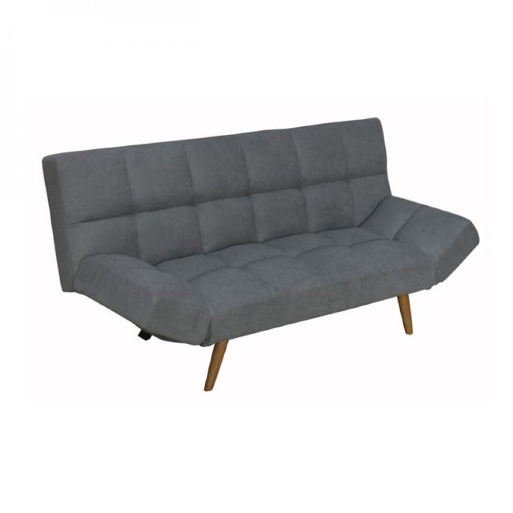 Καναπές-κρεβάτι "MOTION" διθέσιος από ύφασμα σε γκρι χρώμα 182x81x84