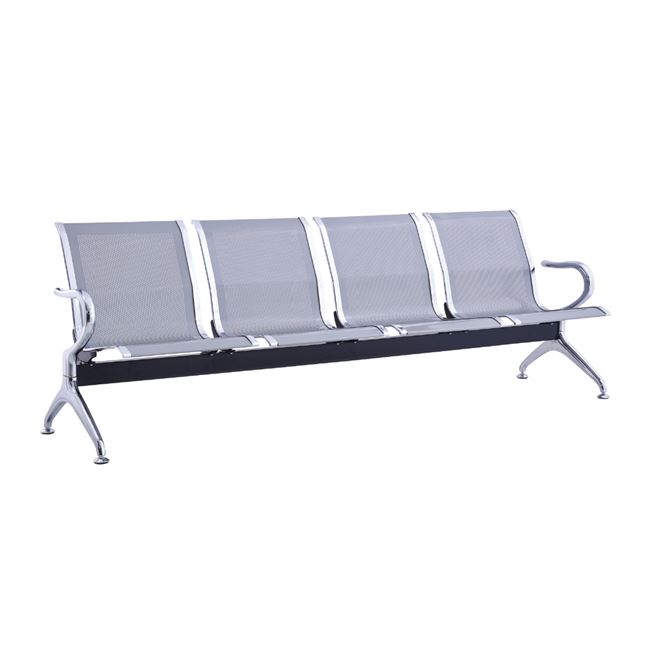 Κάθισμα υποδοχής 4-θέσεων χρωμίου σε γκρι χρώμα 232x68x80