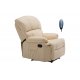 Πολυθρόνα "SPACE" massage από τεχνόδερμα σε χρώμα μπεζ 88x93x102