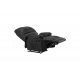Πολυθρόνα "SPACE" massage από τεχνόδερμα σε μαύρο χρώμα 88x93x102