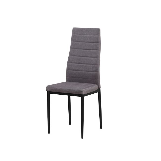 Καρέκλα "JETTA" υφασμάτινη σε ανοιχτό καφέ χρώμα 40x50x95